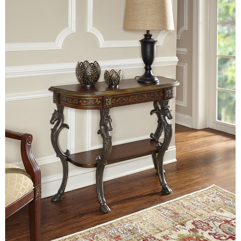 Astoria Grand Berkhamstead 42” Console Table with Ornate Astoria Grand Berkhamstead 42” Console Table with Ornate